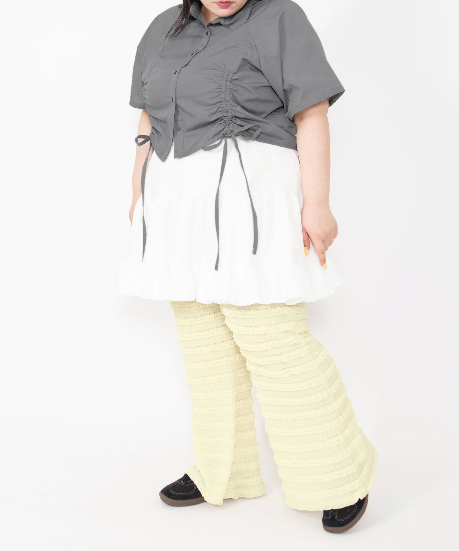 クロップド丈ドロストシャツ - Image 19