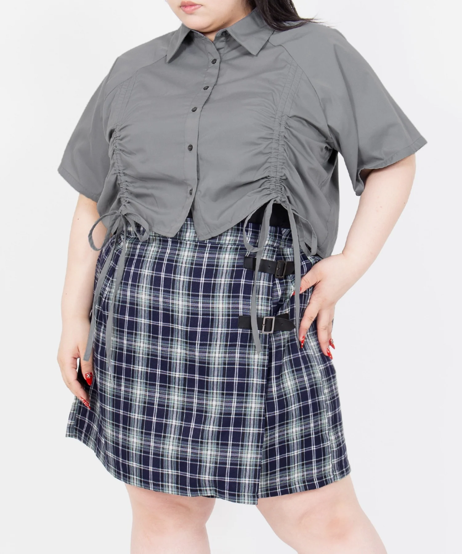 クロップド丈ドロストシャツ - Image 21
