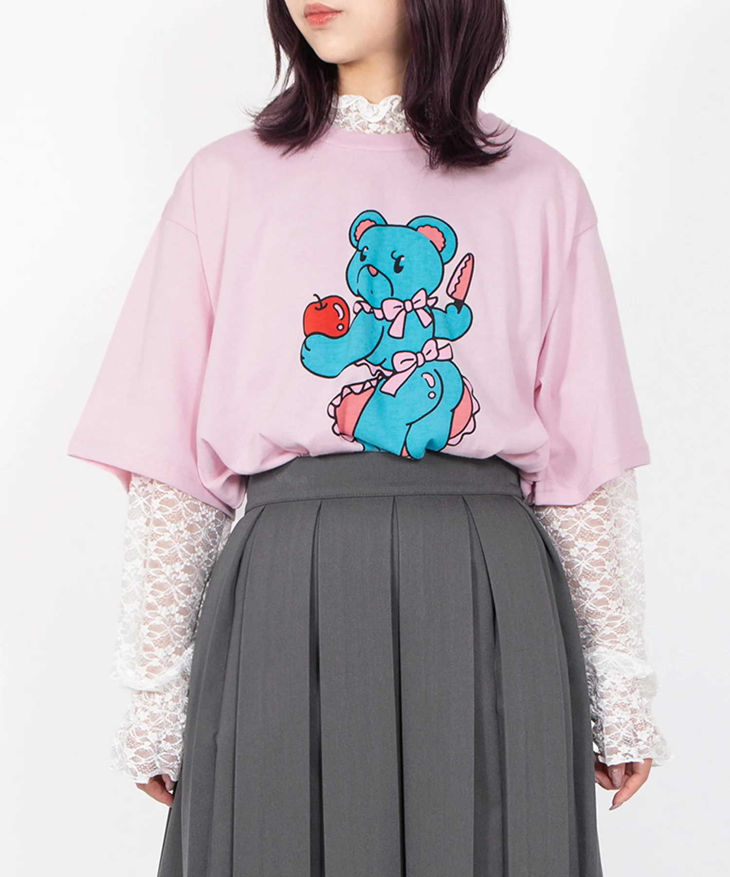 ベアプリントTシャツ - Image 25
