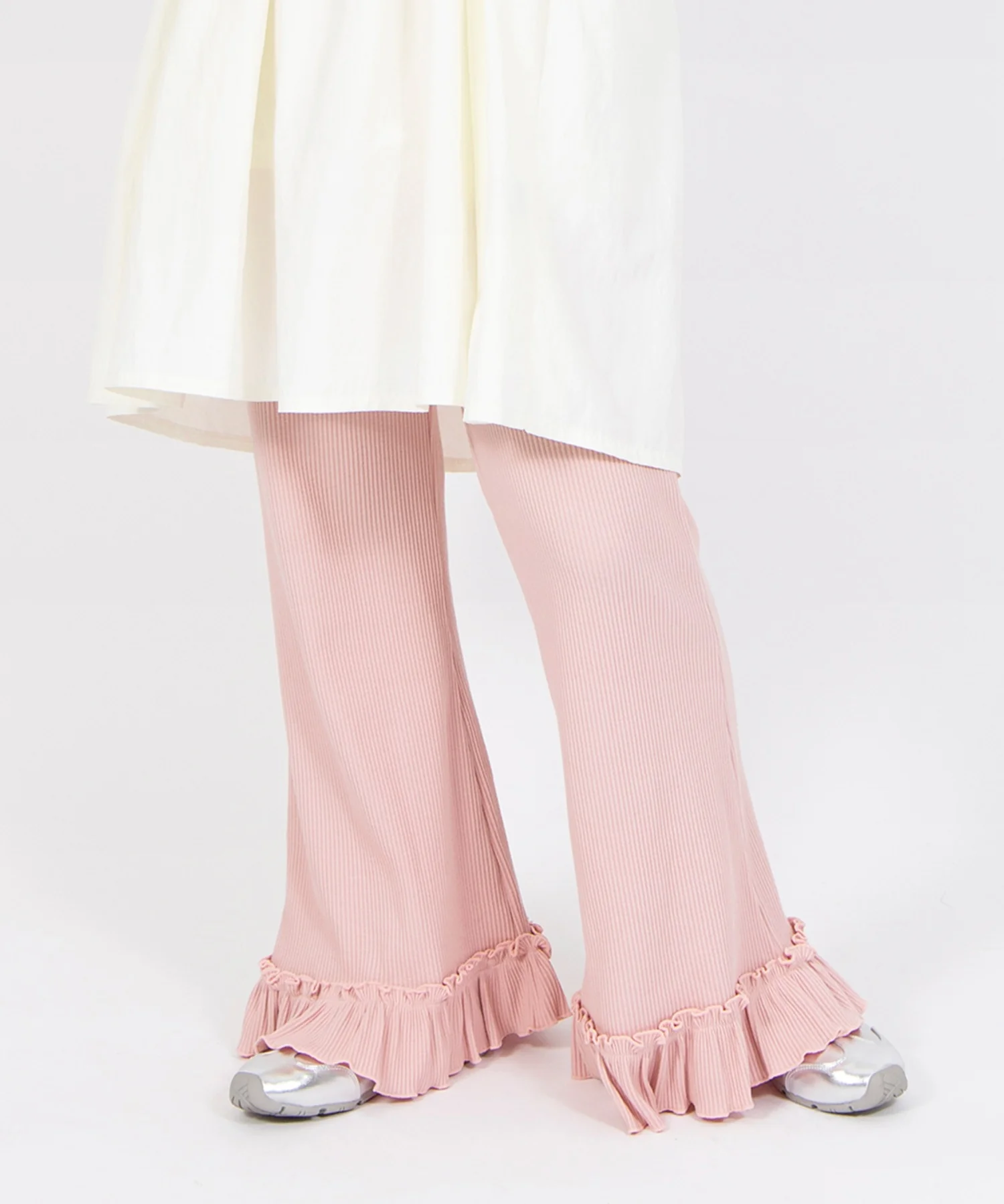 リブフレアフリルパンツ - Image 2