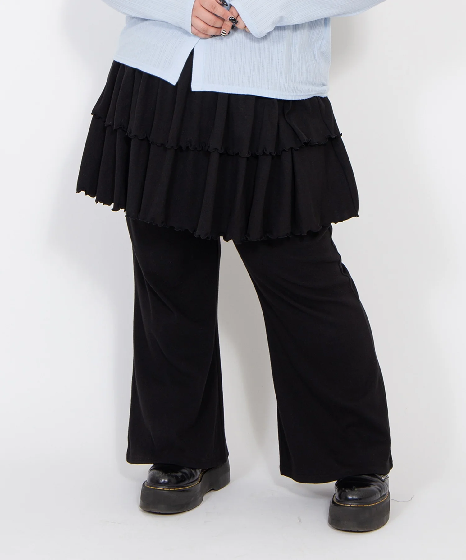 フリルレイヤードフレアパンツ - Image 10