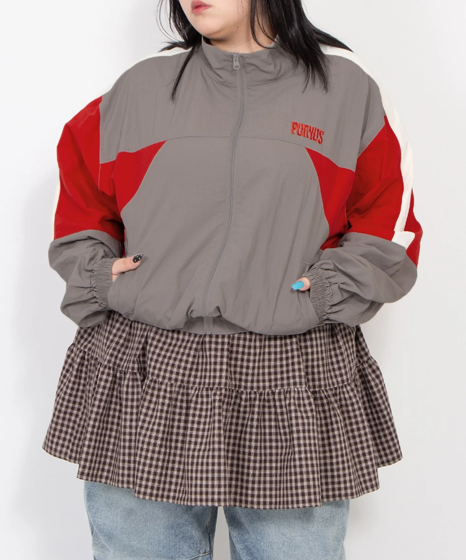 チェックティアードミニスカート - Image 13