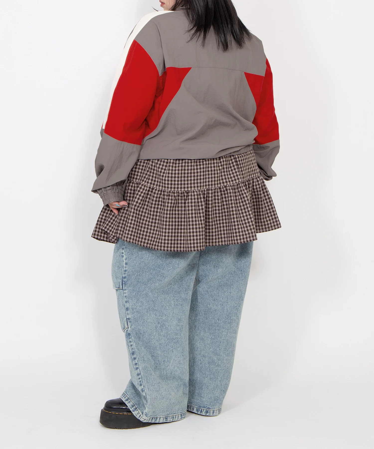 チェックティアードミニスカート - Image 15