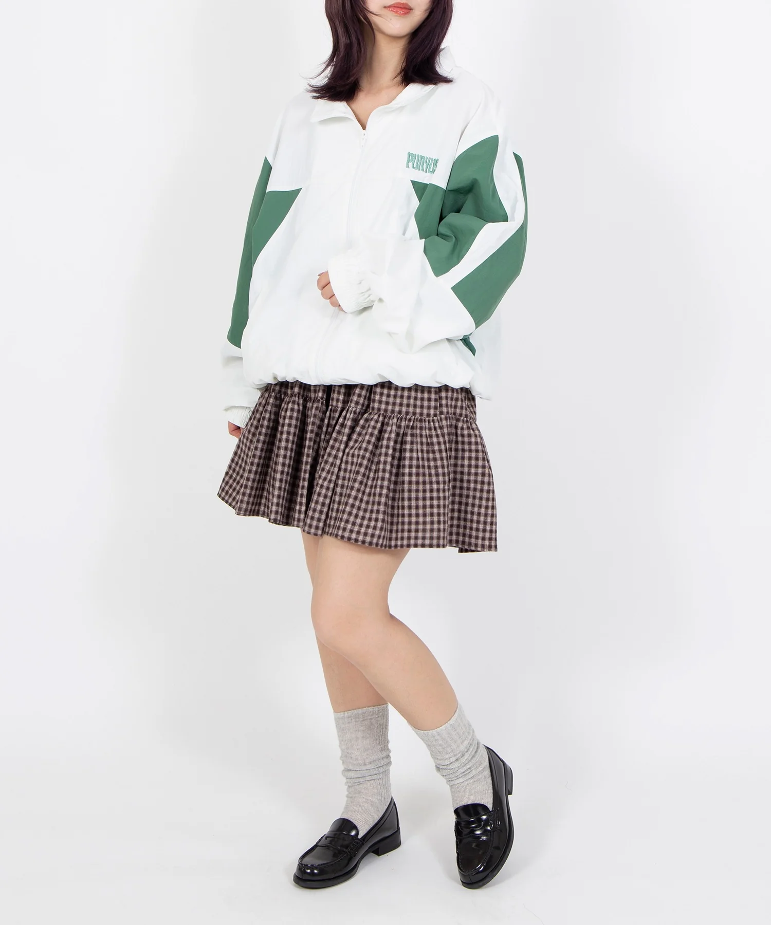 チェックティアードミニスカート - Image 20