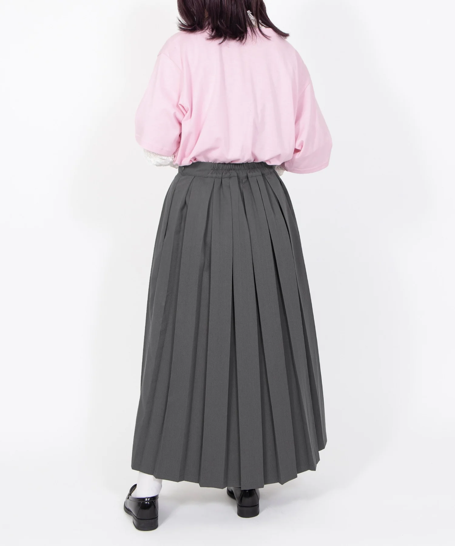 ボックスプリーツロングスカート - Image 9