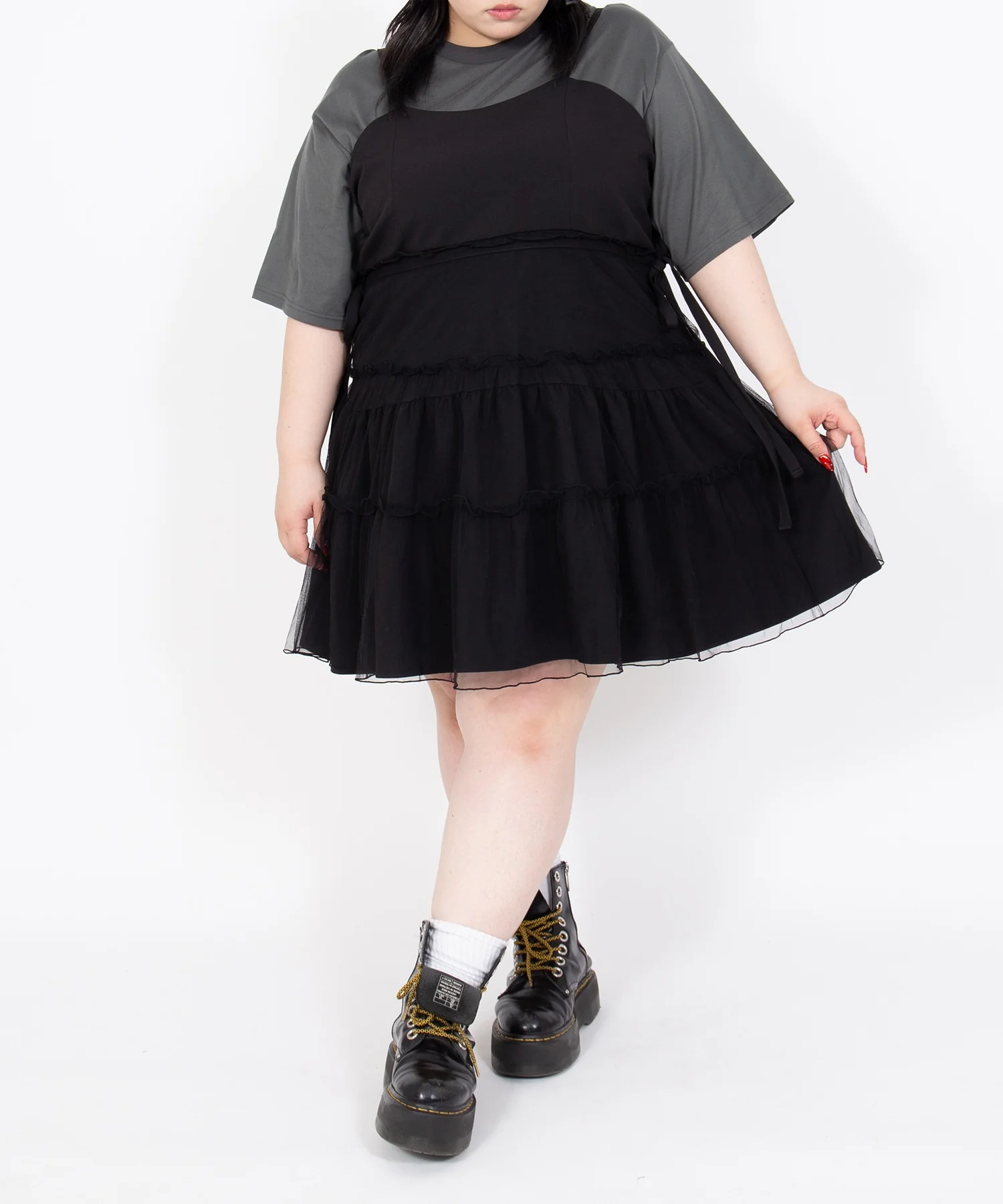 チュールレイヤードキャミワンピース - Image 7