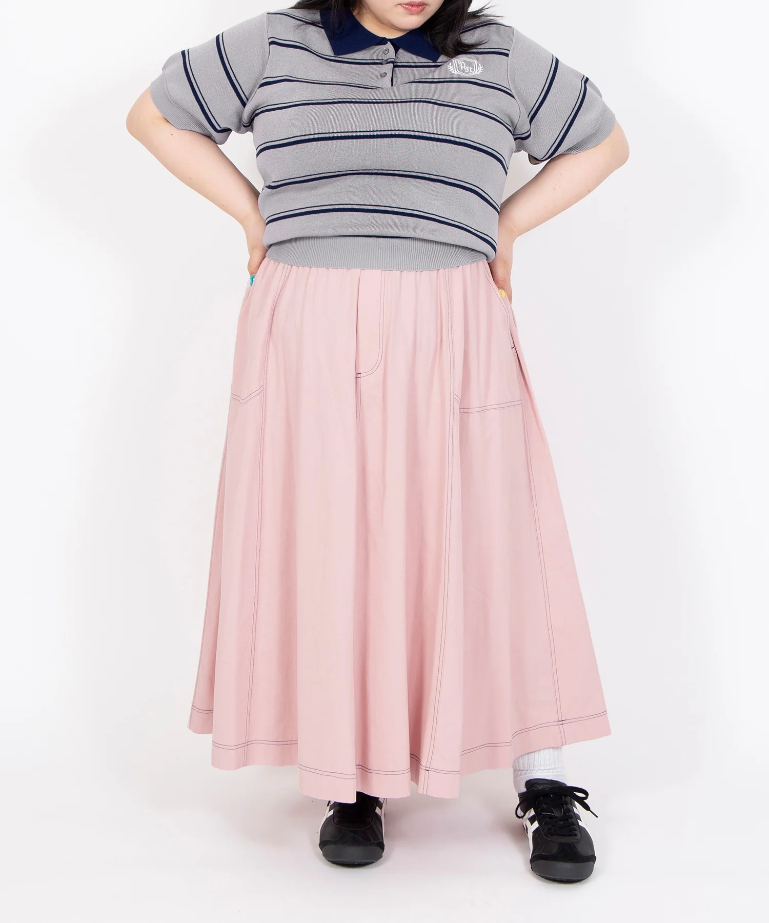 ステッチフレアロングスカート - Image 14