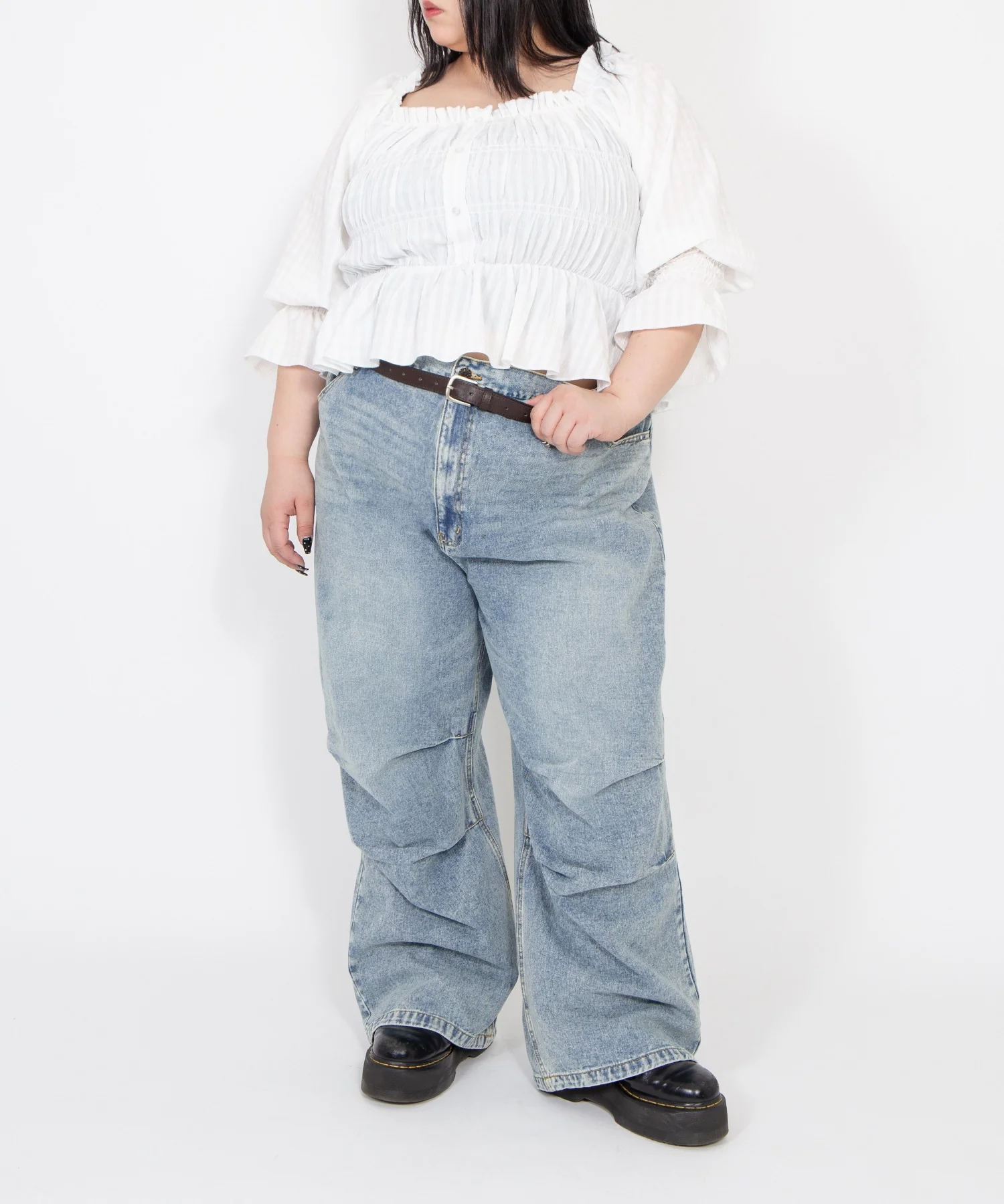 2wayギンガムチェックブラウス - Image 17