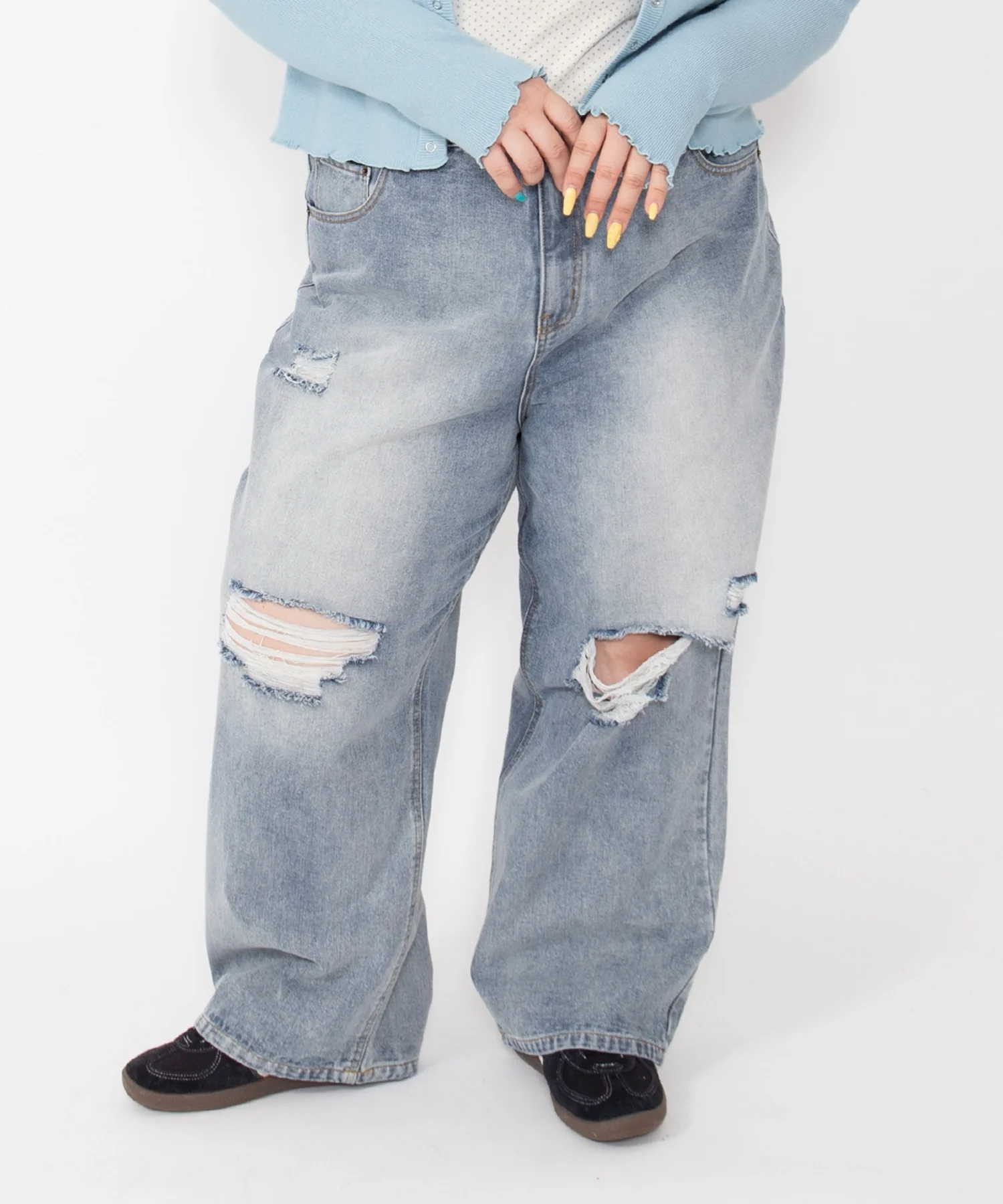 ダメージレギュラーデニムパンツ - Image 15