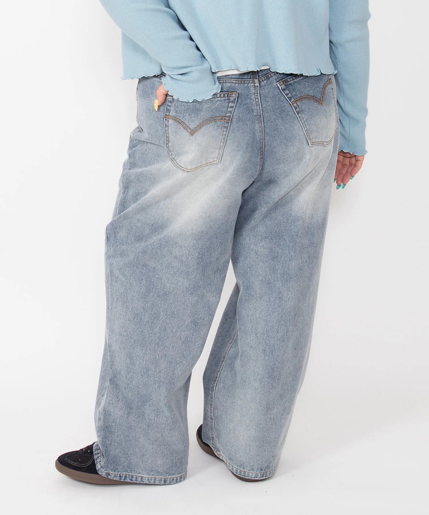 ダメージレギュラーデニムパンツ - Image 16