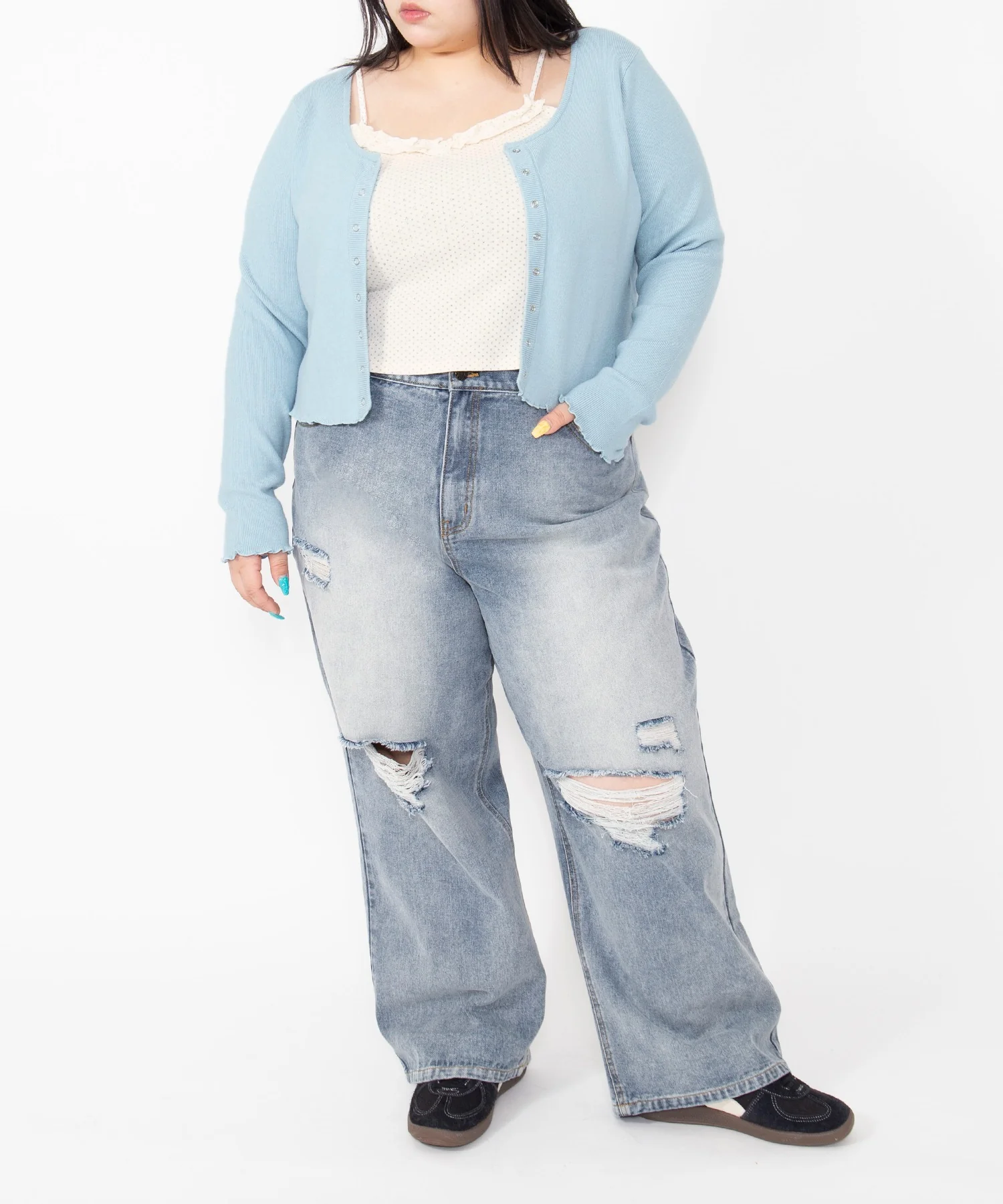 ダメージレギュラーデニムパンツ - Image 17