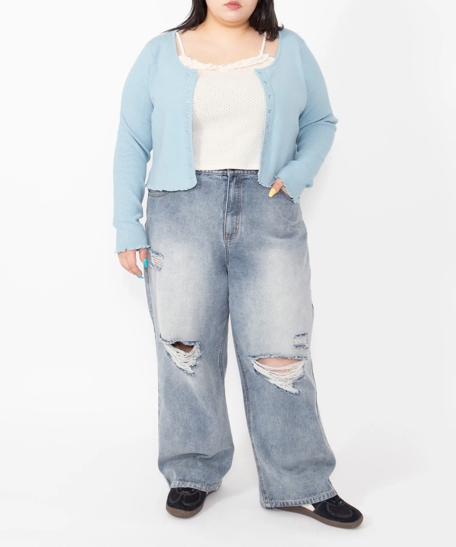 ダメージレギュラーデニムパンツ - Image 19