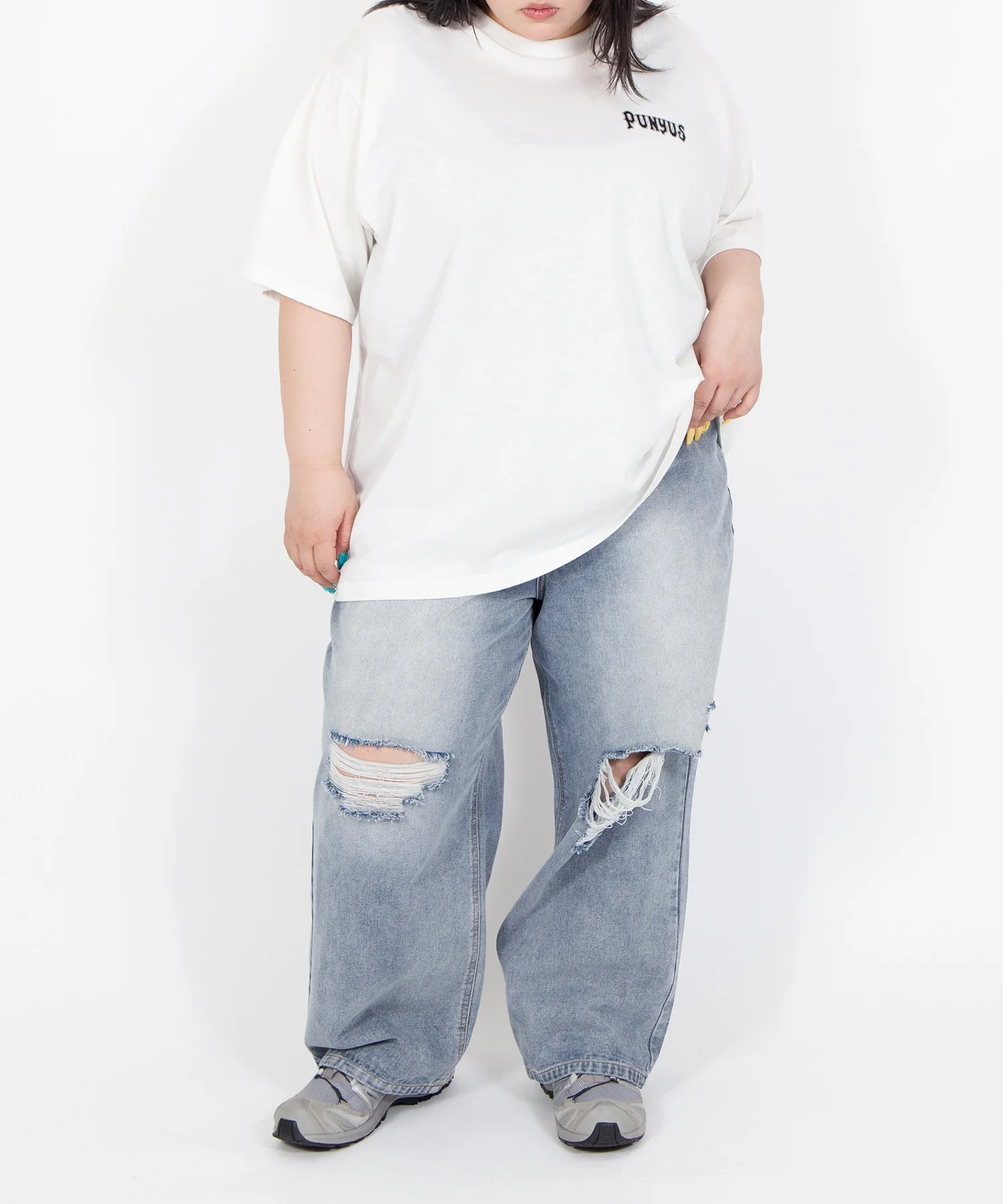 ダメージレギュラーデニムパンツ - Image 9