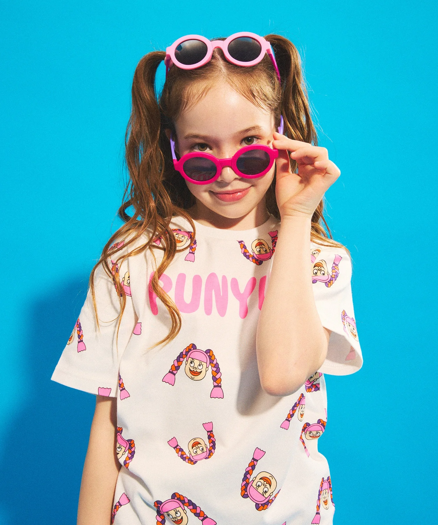 キッズサイズフード総柄Tシャツ - Image 12