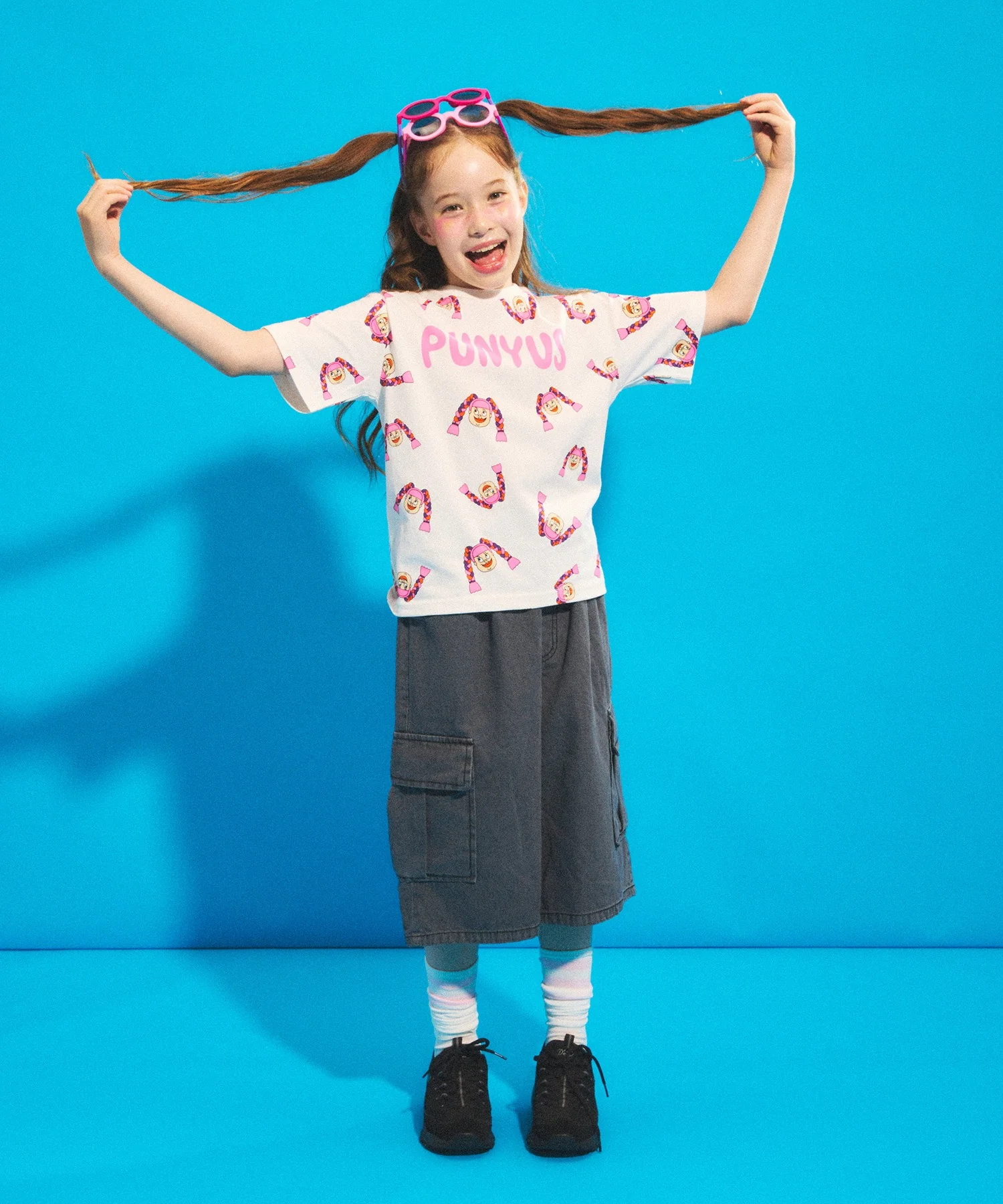 キッズサイズフード総柄Tシャツ - Image 13