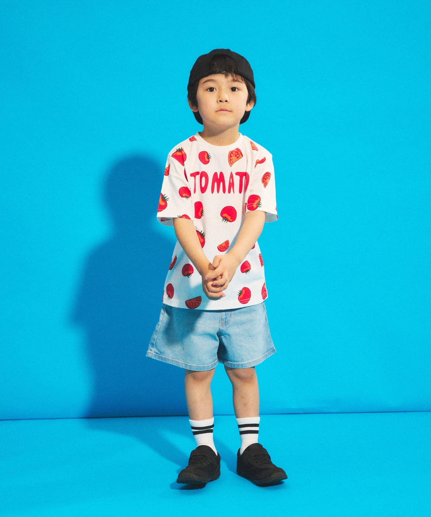 キッズサイズフード総柄Tシャツ - Image 16