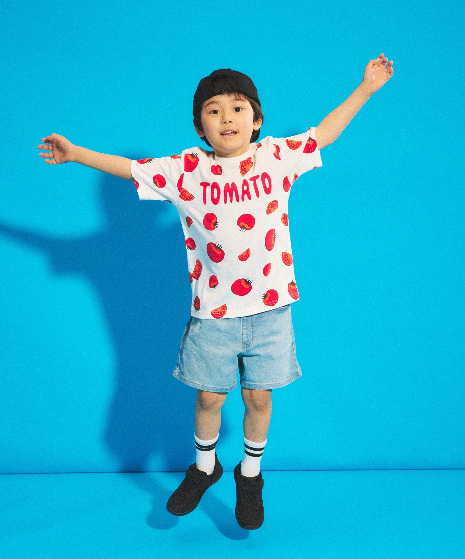 キッズサイズフード総柄Tシャツ - Image 18