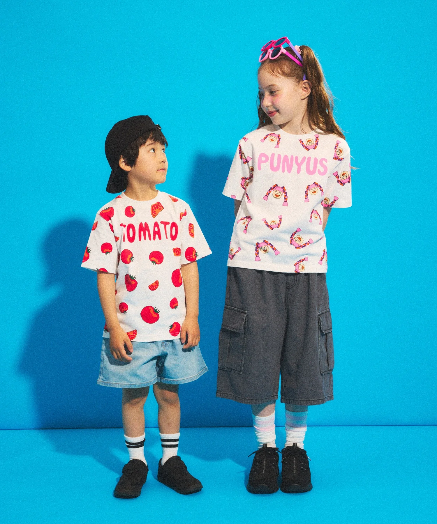 キッズサイズフード総柄Tシャツ - Image 19