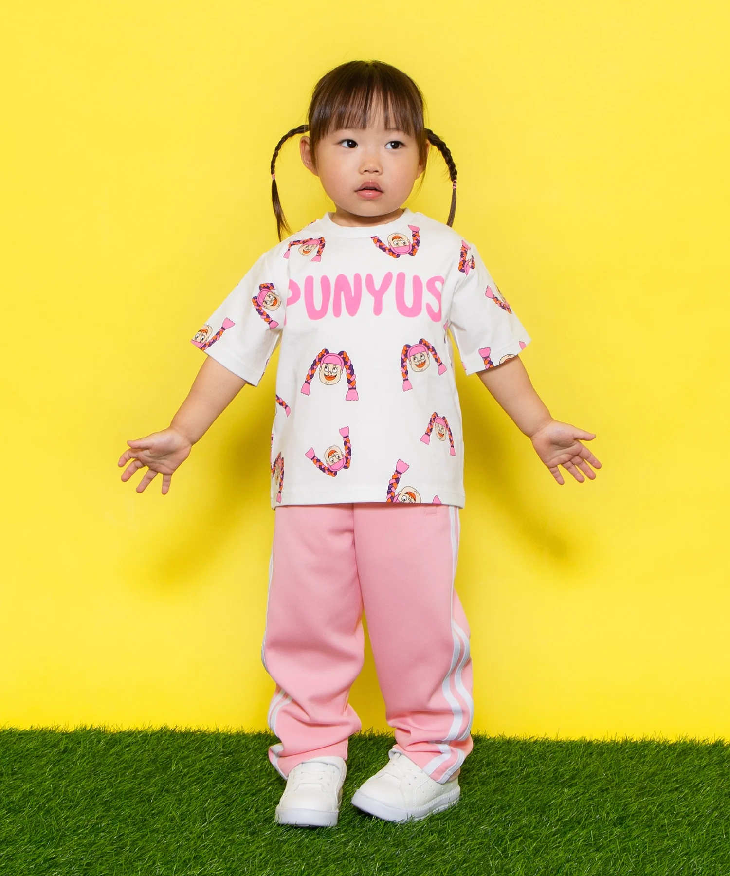 キッズサイズフード総柄Tシャツ - Image 43