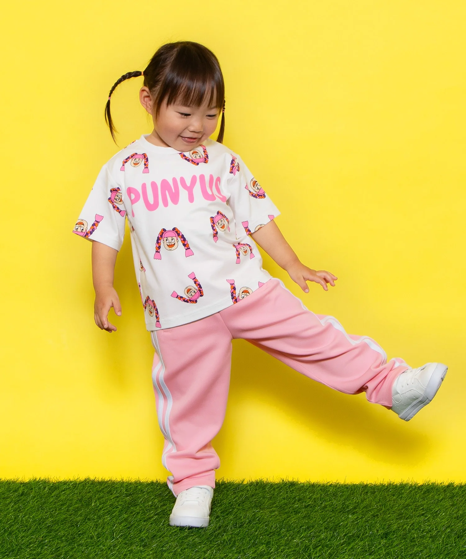 キッズサイズフード総柄Tシャツ - Image 44