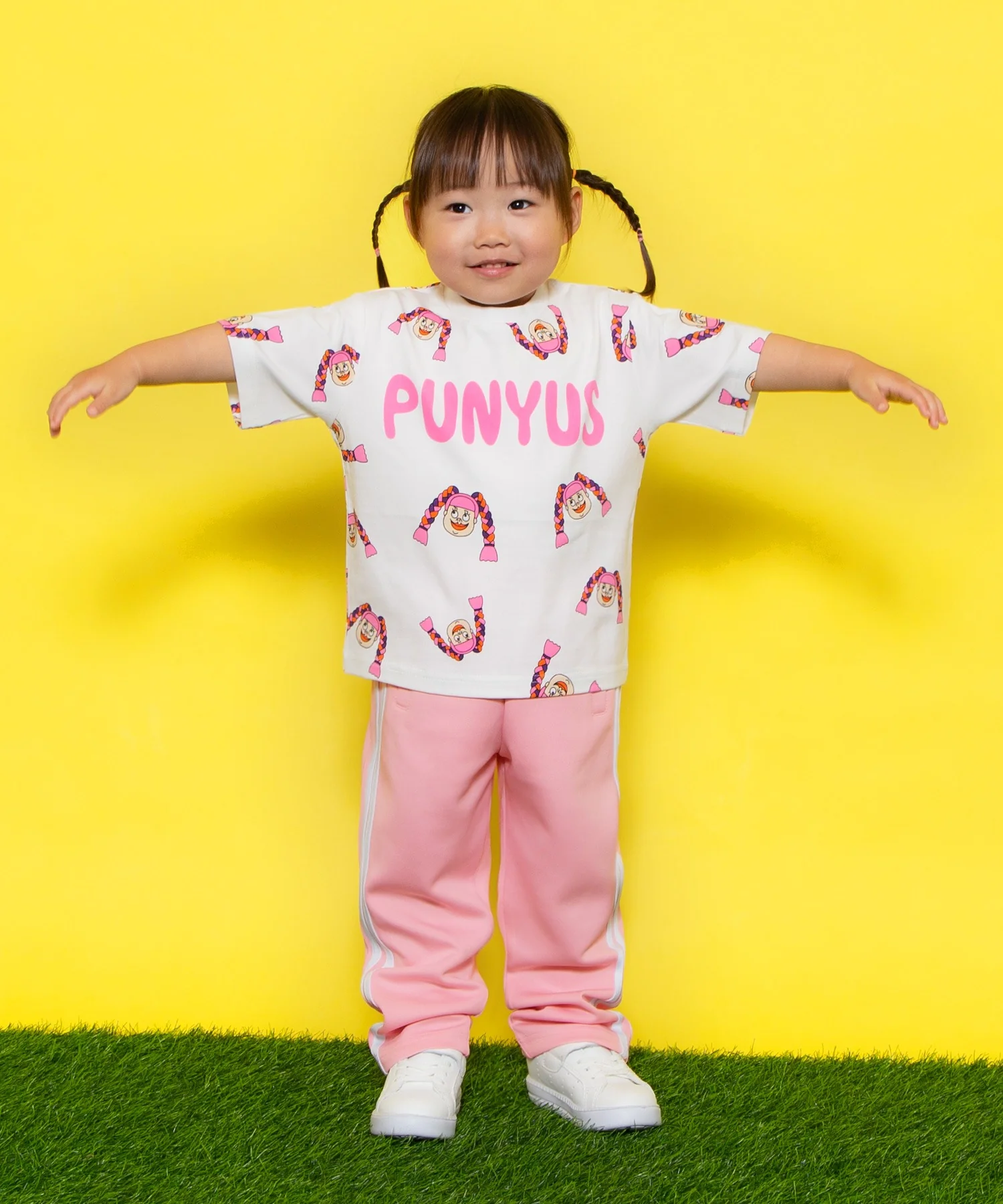 キッズサイズフード総柄Tシャツ - Image 45
