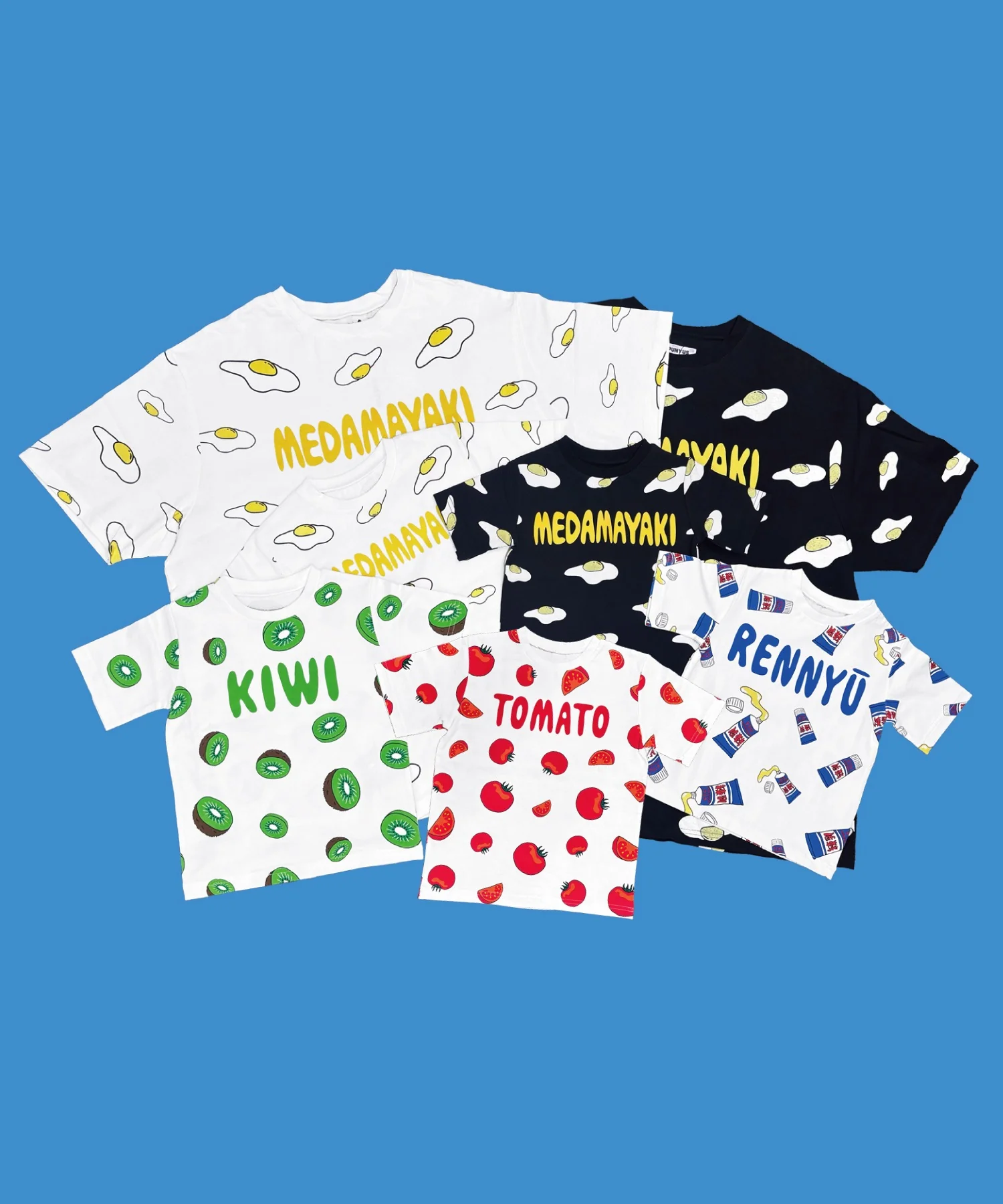 キッズサイズフード総柄Tシャツ - Image 48