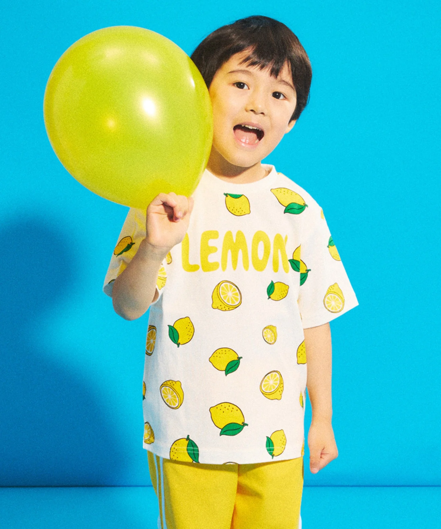 キッズサイズフード総柄Tシャツ - Image 5