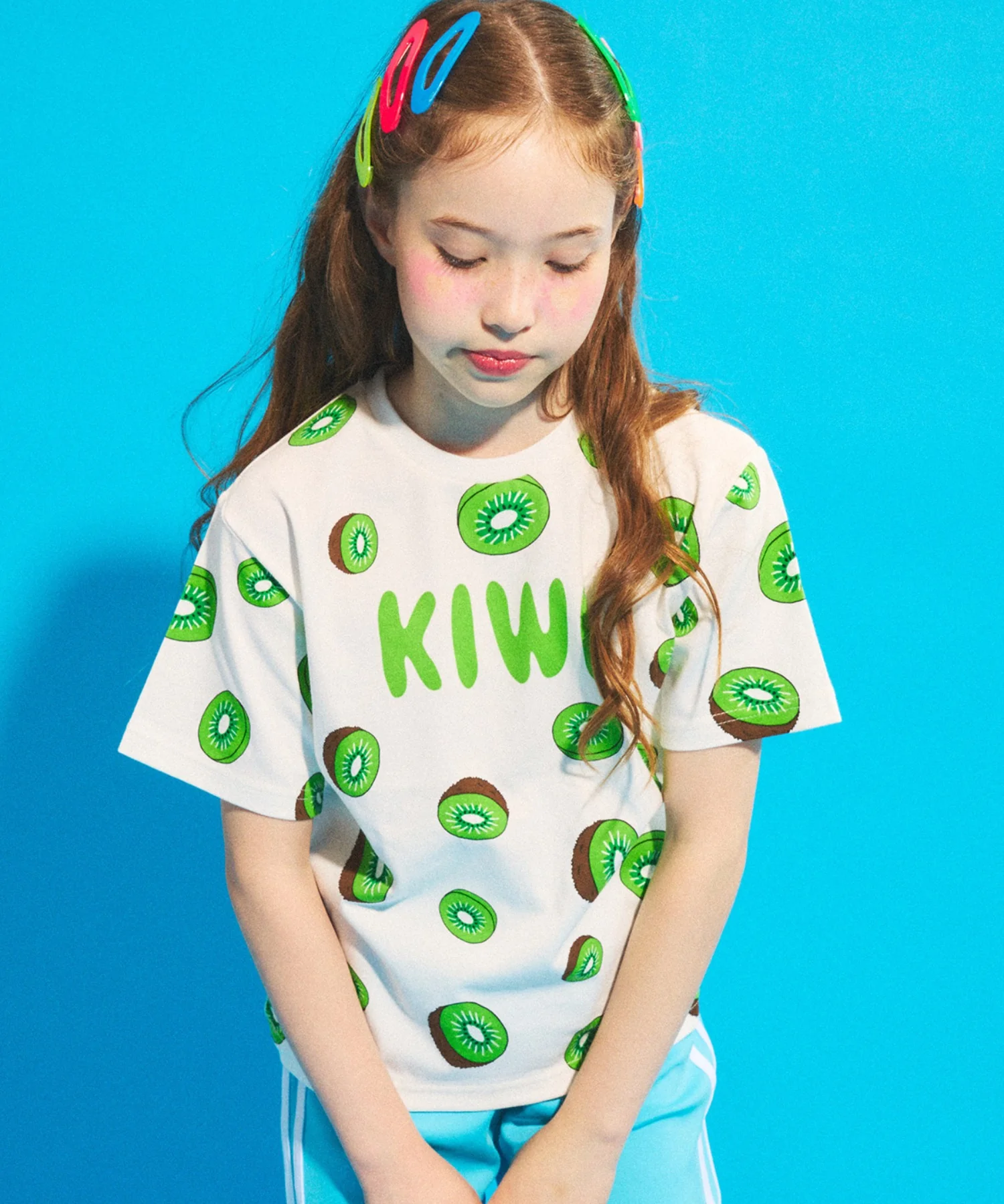 キッズサイズフード総柄Tシャツ - Image 6