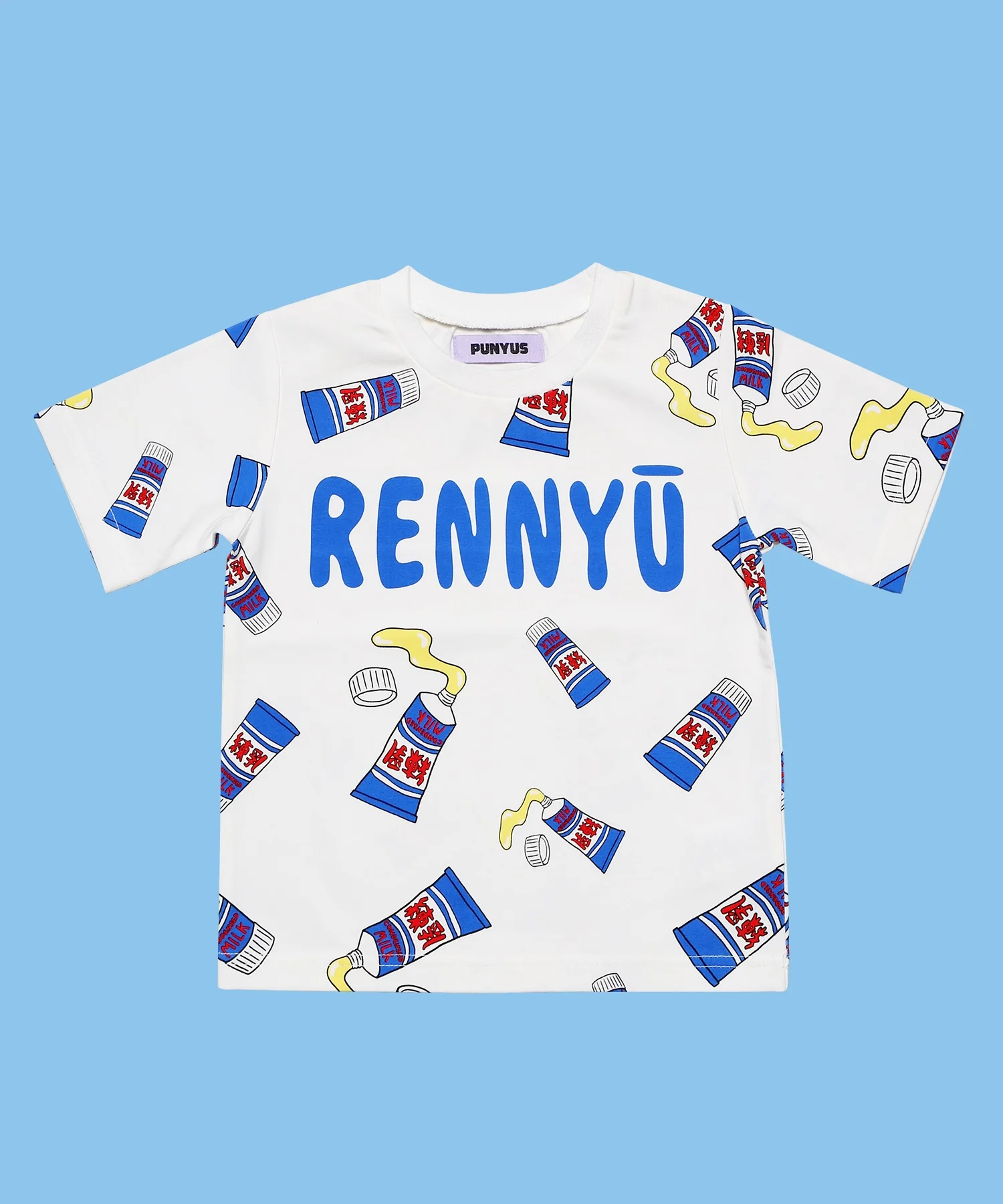 キッズサイズフード総柄Tシャツ - Image 7