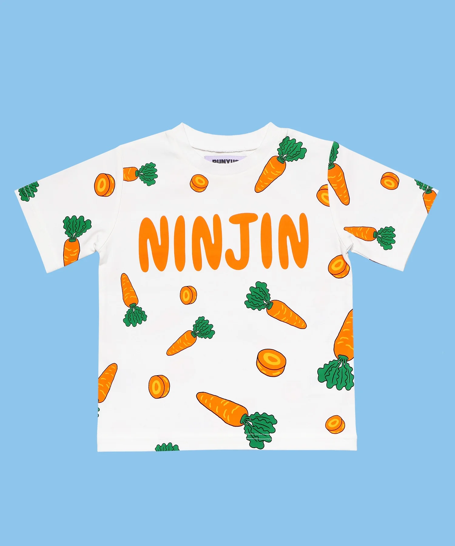 キッズサイズフード総柄Tシャツ - Image 8