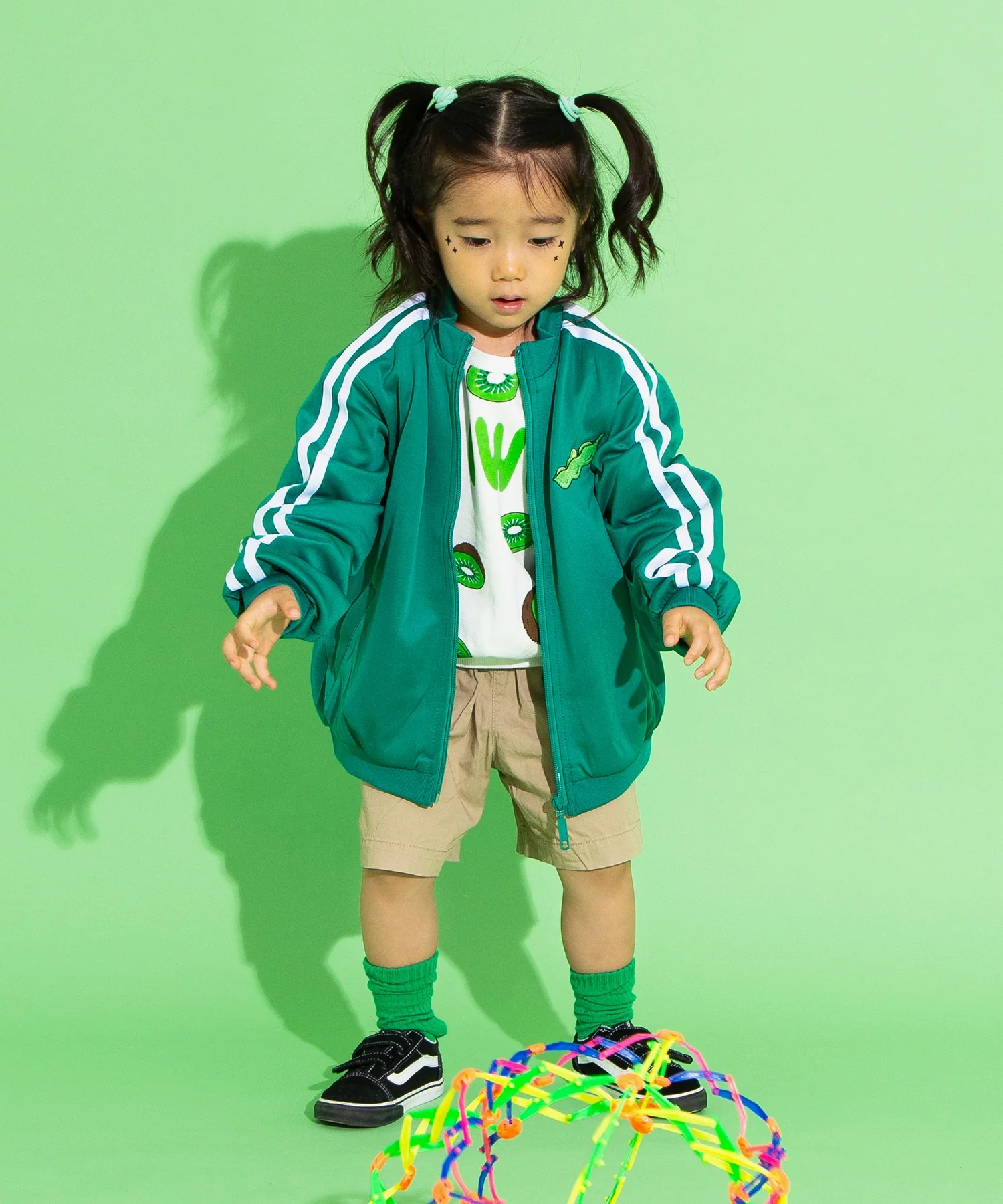 キッズサイズフードジャージトップ - Image 24