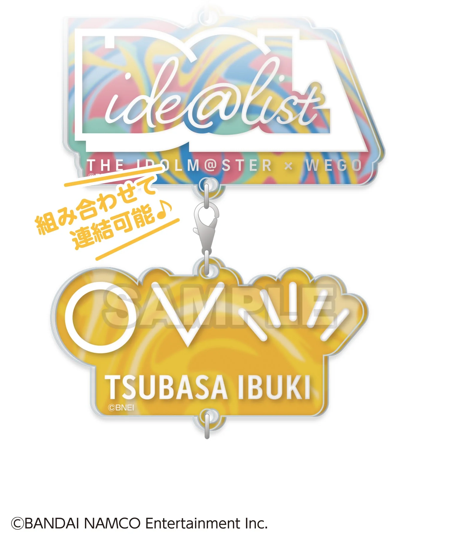 【ide@list】アイドルマスター ミリオンライブ! ラバー風アクリルキーホルダー - Image 2