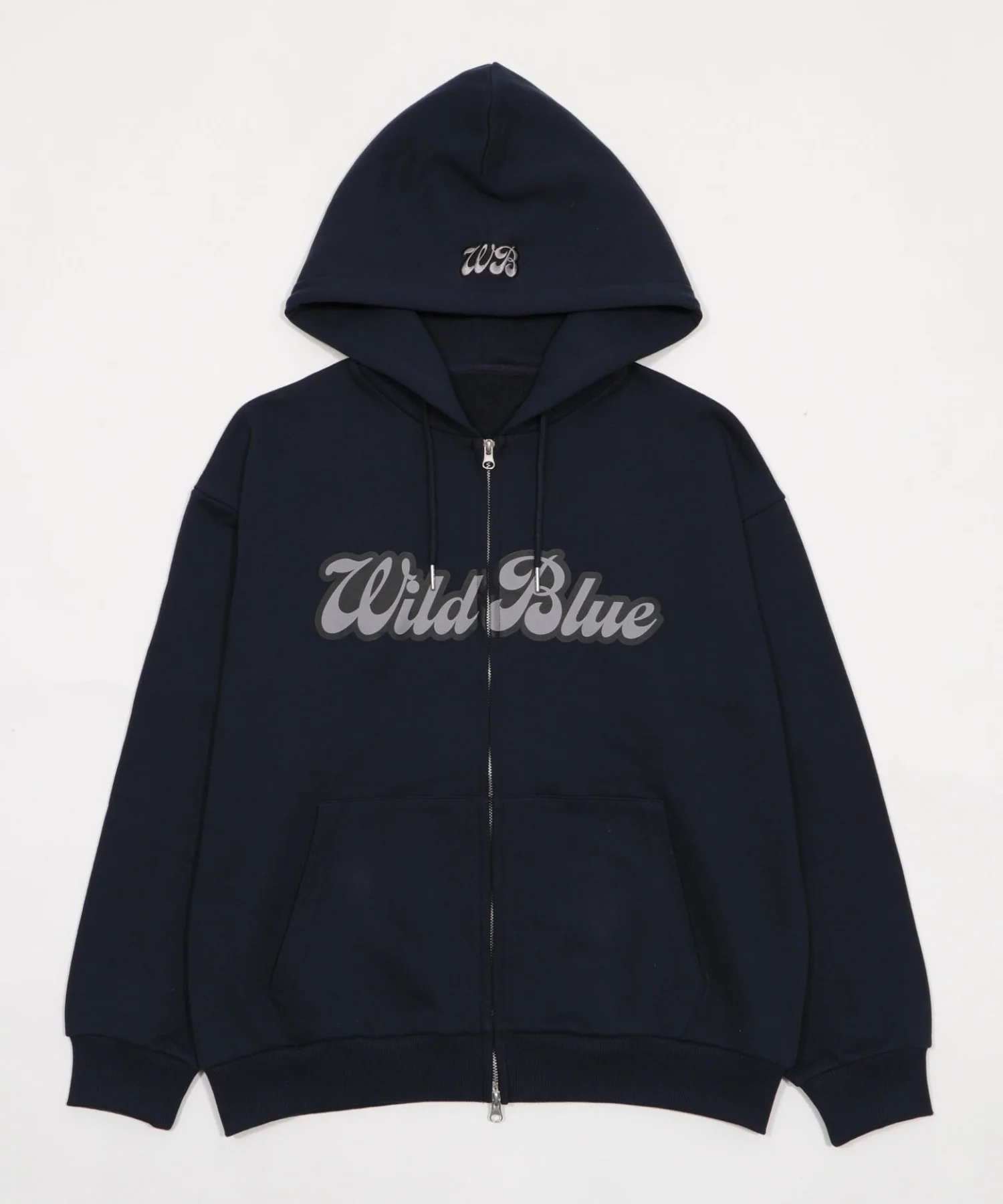 WILD BLUE グラフィックZIPパーカー - Image 2