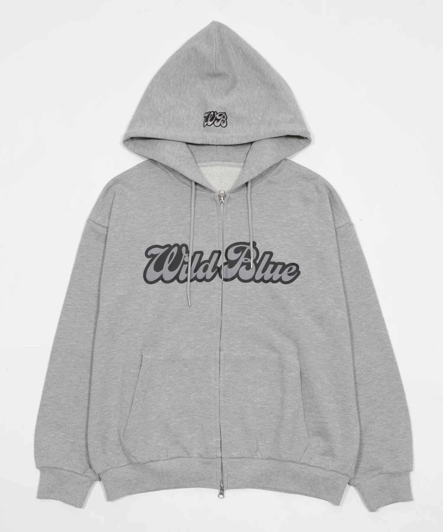 WILD BLUE グラフィックZIPパーカー - Image 3