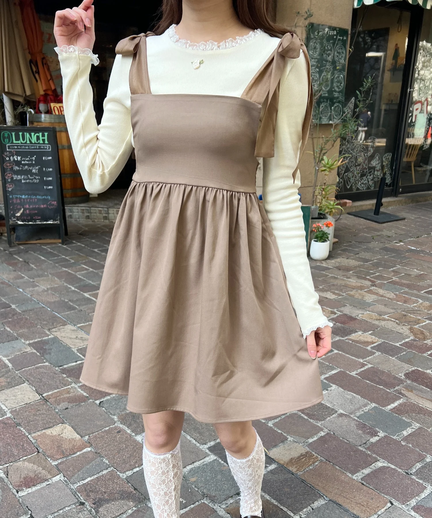 シフォンリボンワンピース - Image 5