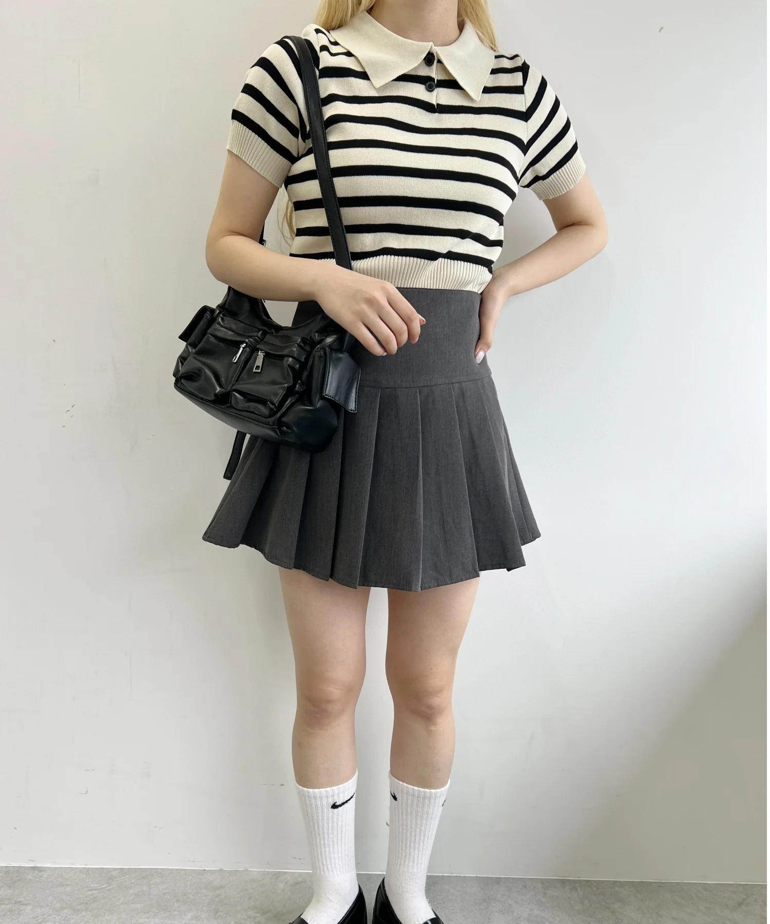 ボーダーニットポロシャツ - Image 7