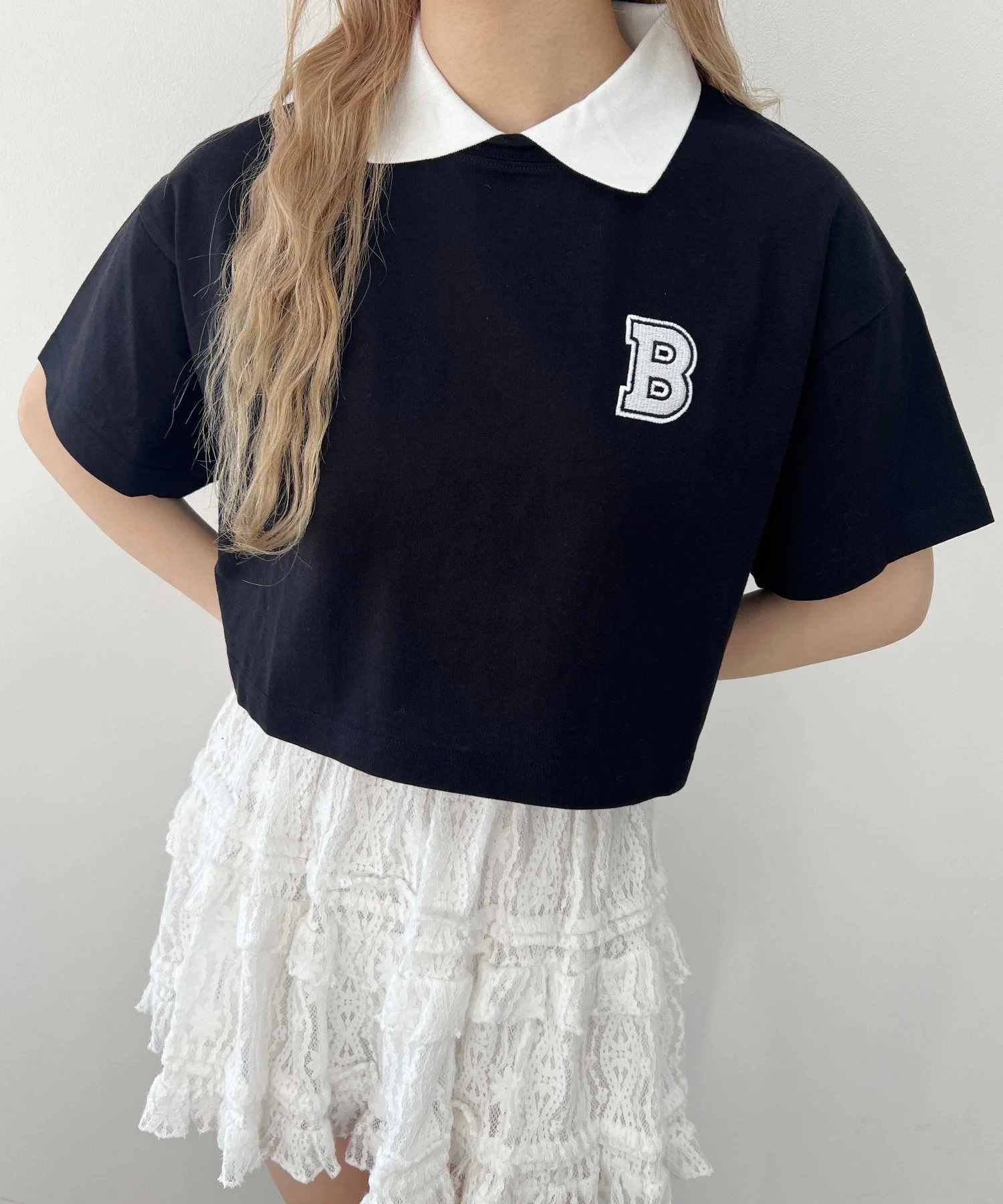 BワンポイントショートTシャツ - Image 3