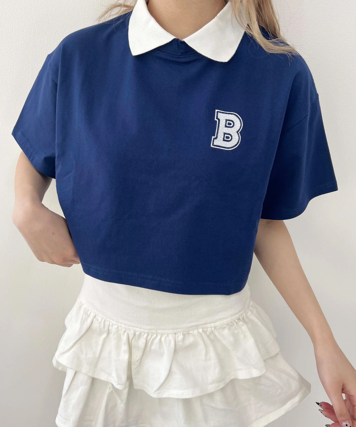 BワンポイントショートTシャツ - Image 4