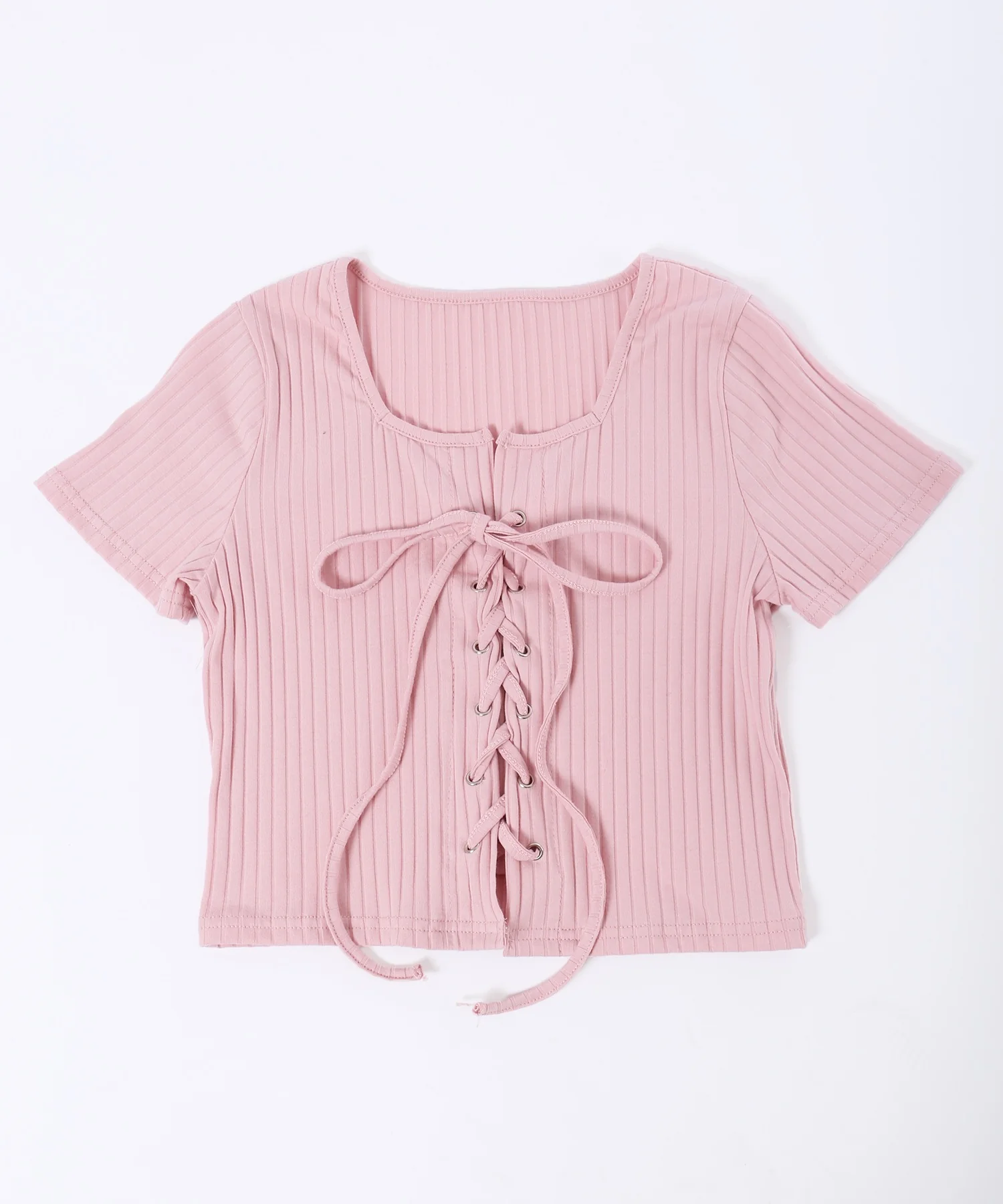 コンパクトレースアップTシャツ - Image 16