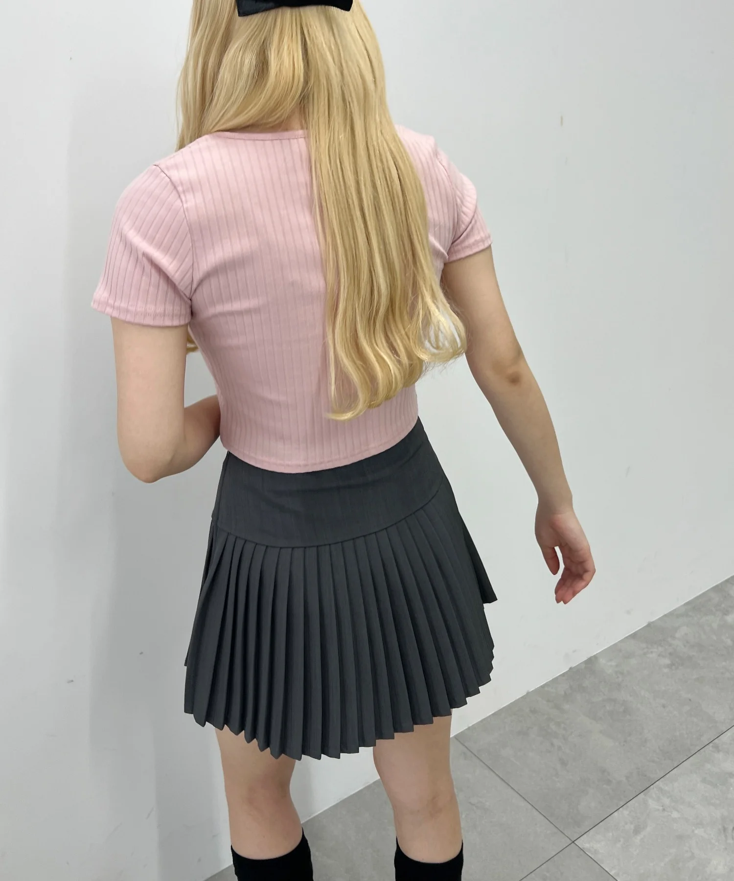 コンパクトレースアップTシャツ - Image 8