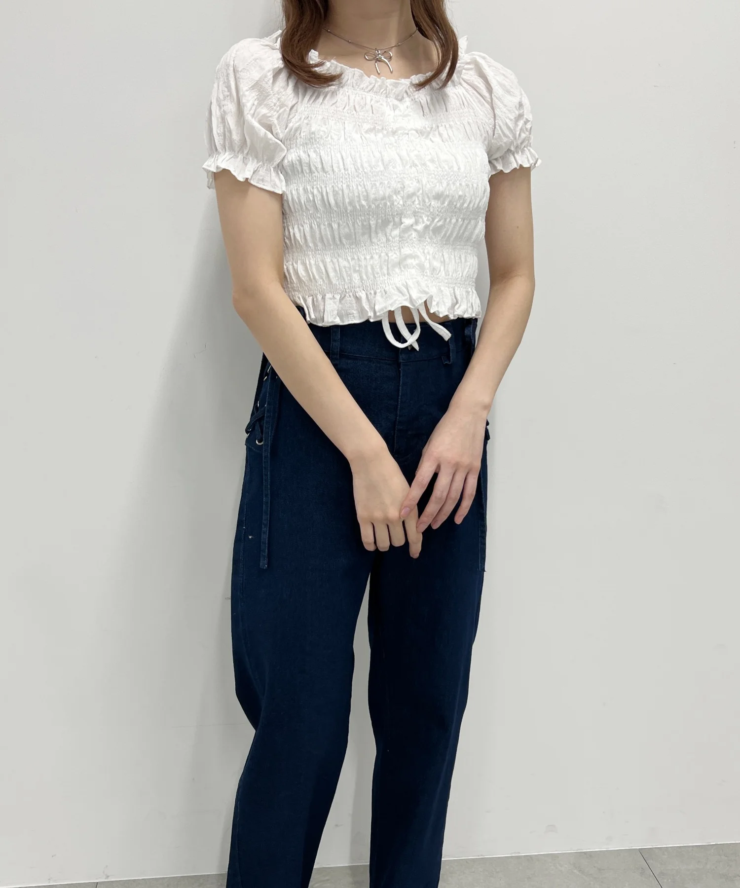 シャーリングフリルブラウス - Image 13