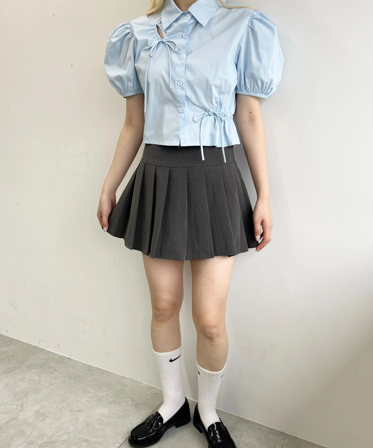 リボンドロストブラウス - Image 5