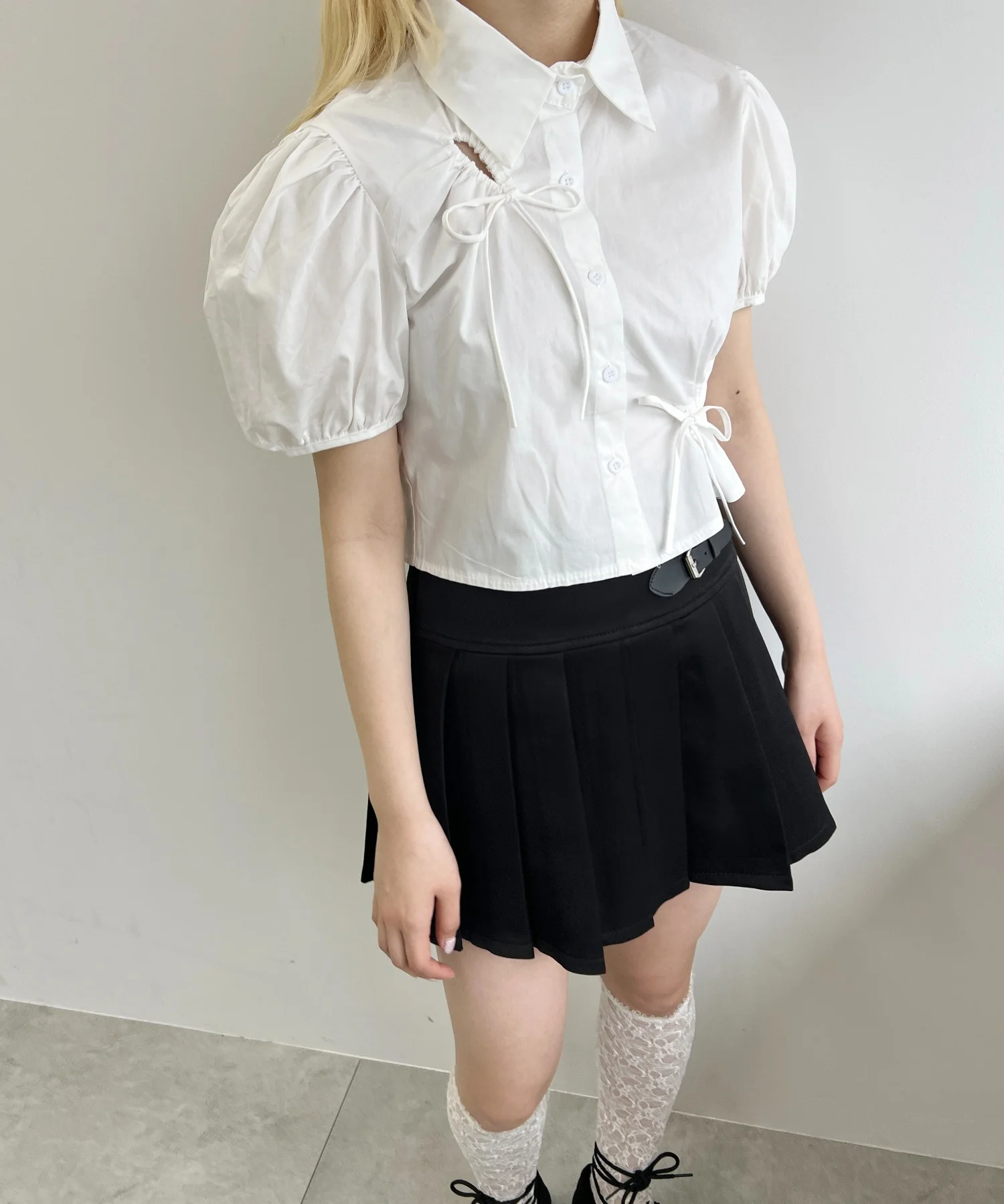 リボンドロストブラウス - Image 9