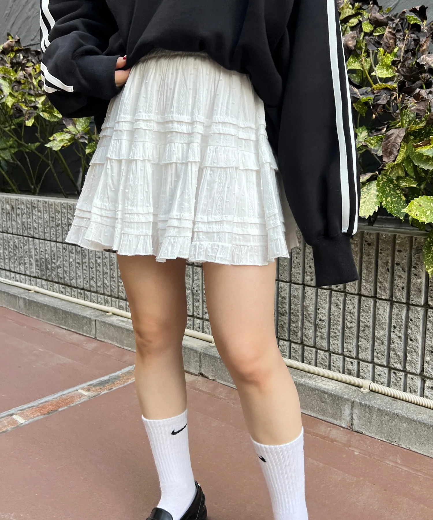 コットンレースティアードミニスカート - Image 19