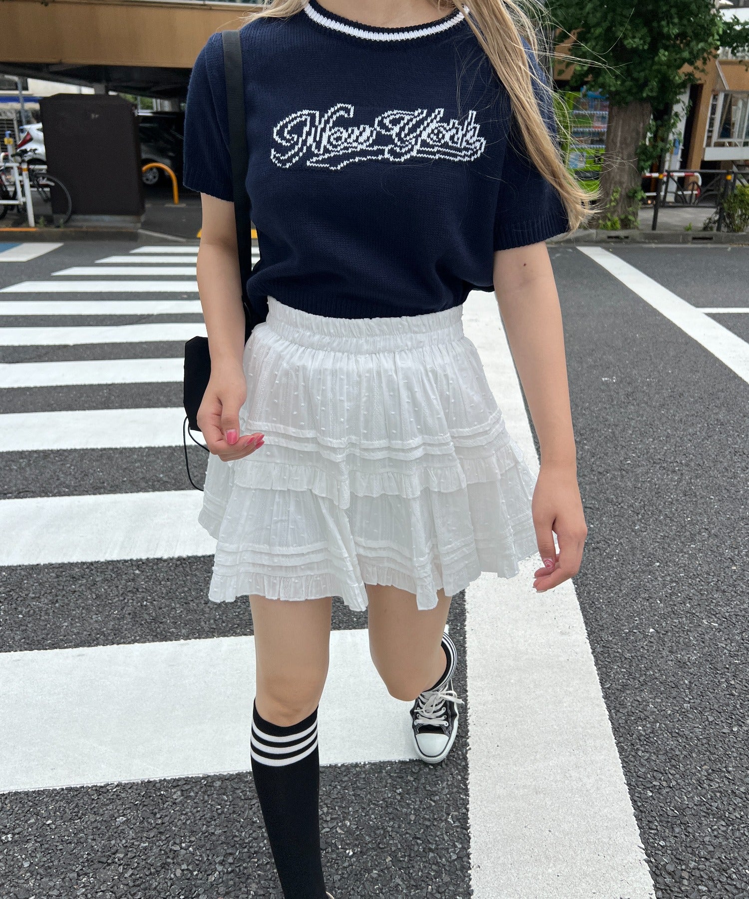 コットンレースティアードミニスカート - Image 25