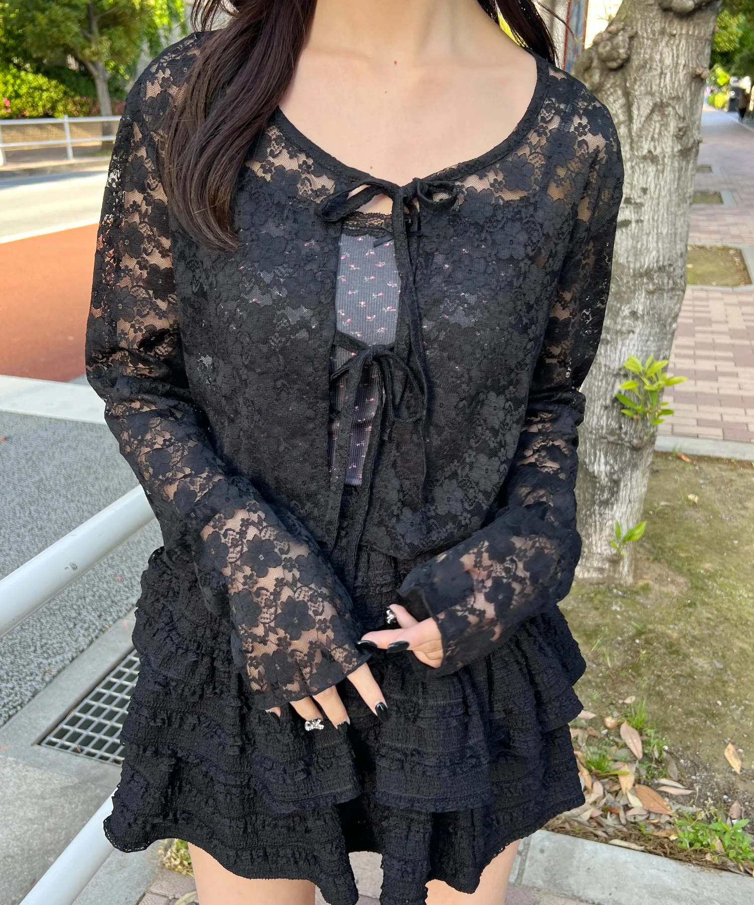 花柄カップインキャミソール - Image 12