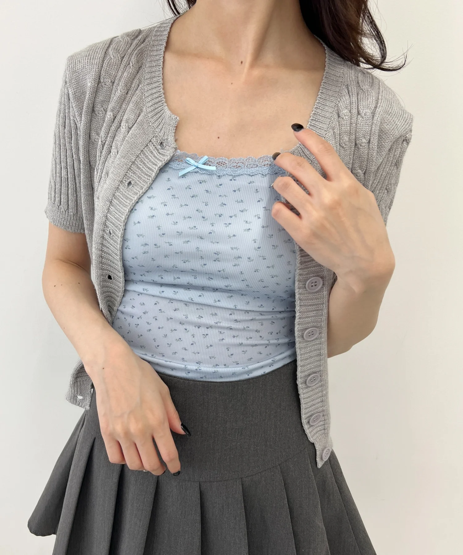 花柄カップインキャミソール - Image 3