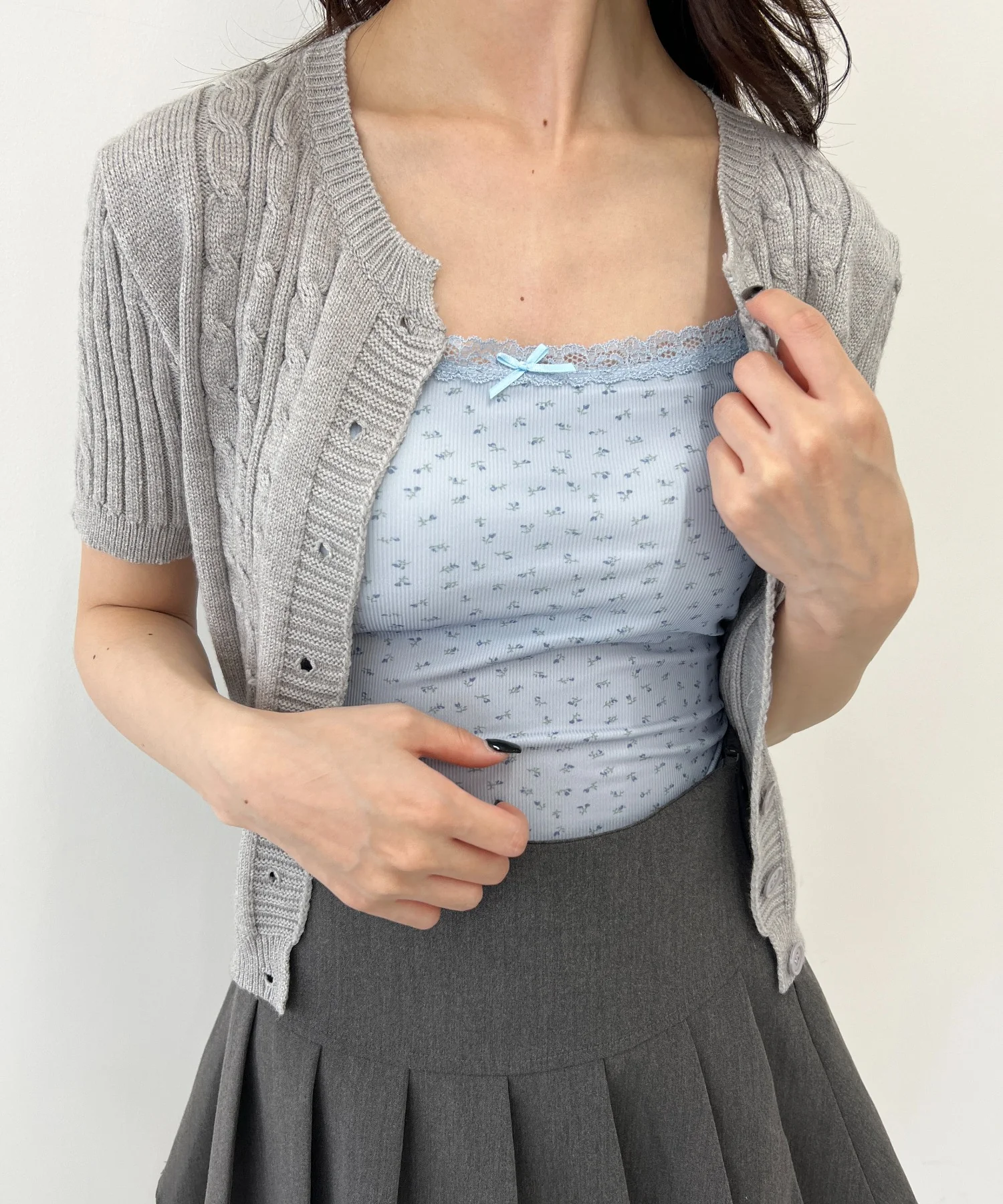 花柄カップインキャミソール - Image 4