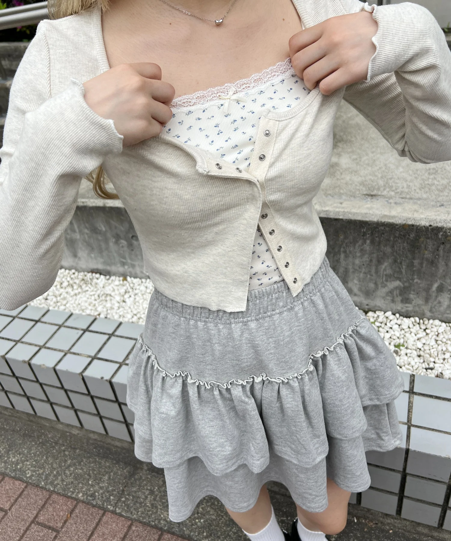花柄カップインキャミソール - Image 8