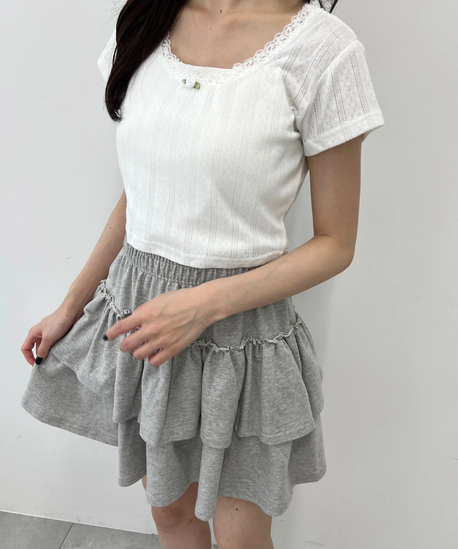 バラポイントコンパクトTシャツ - Image 5